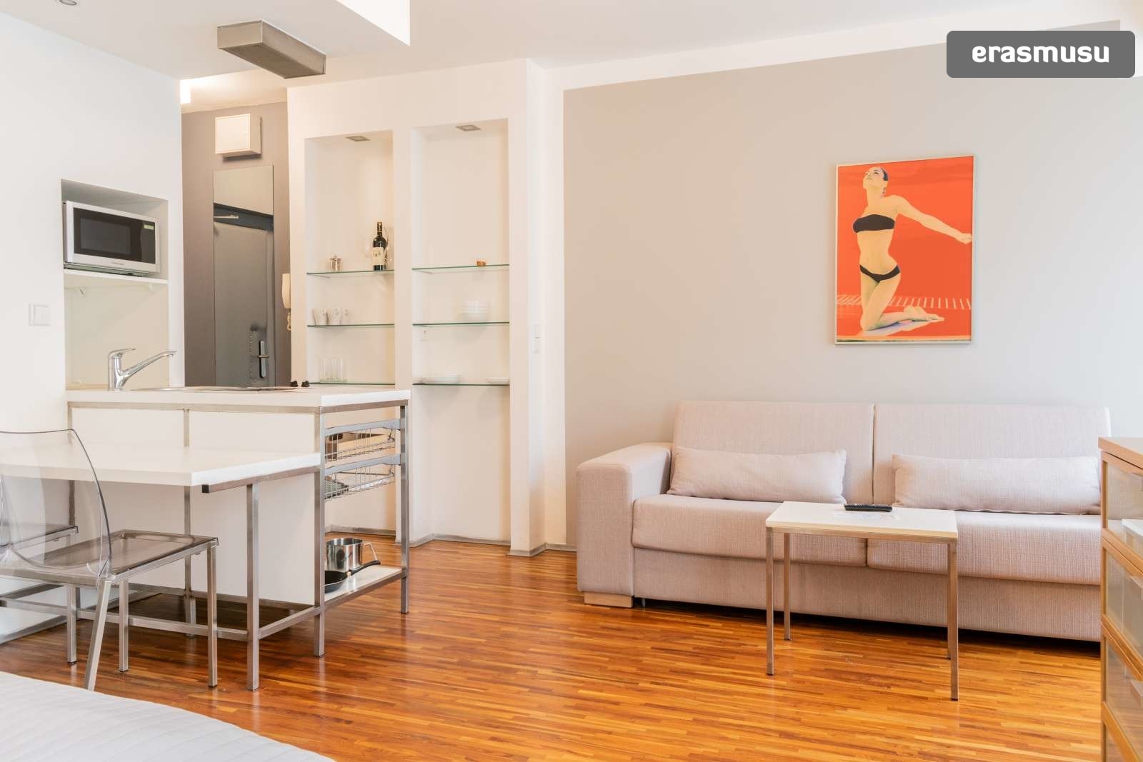 Bright studio apartment for rent in PragueSmíchov Rent studios Prague