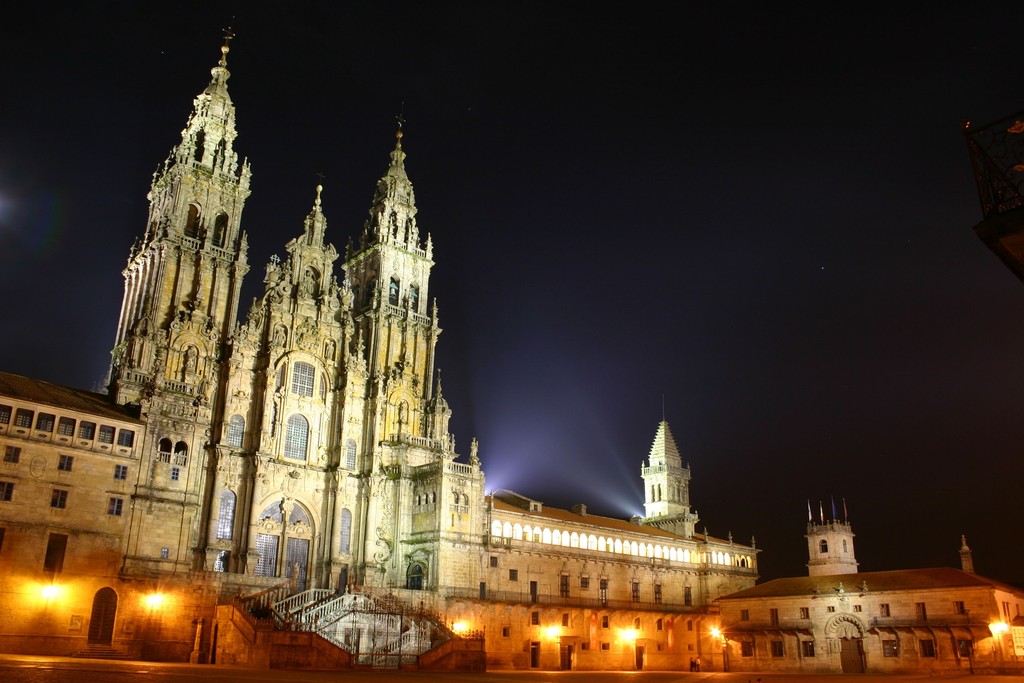 Catedral de noche | Erasmus photo Santiago de Compostela