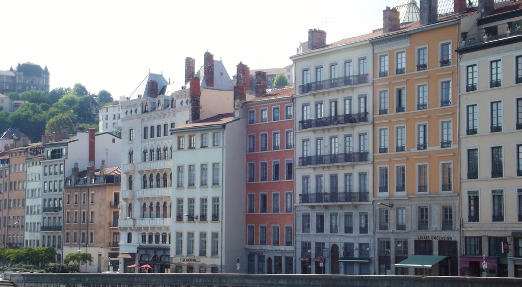 Colourful Buildings of Vieux Lyon