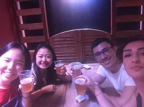 couchsurfing meetup with my japanese guest