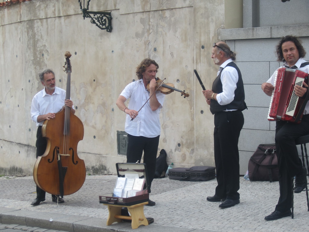 Czech buskers at Prague Castle
