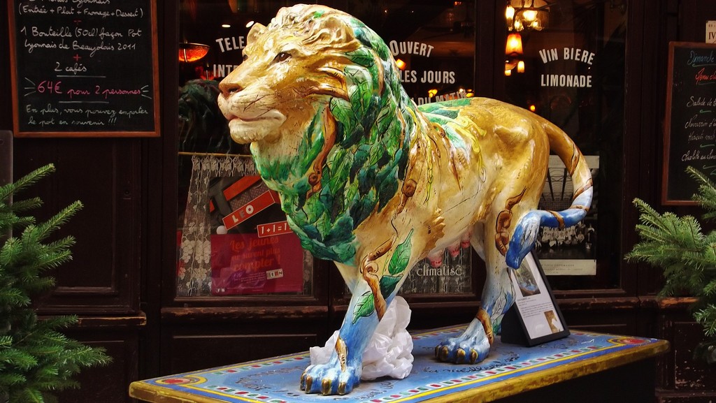 Decorated Lion