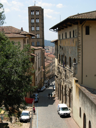 La Pieve e inizio di Corso Italia Erasmus photo Arezzo