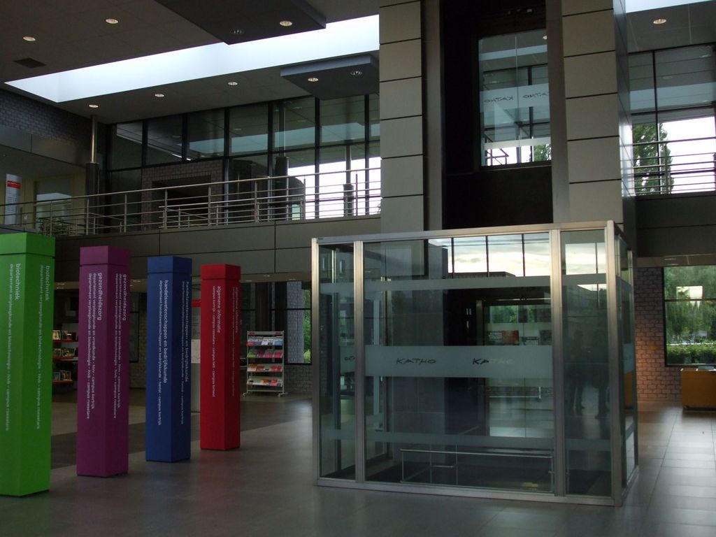 inside main building