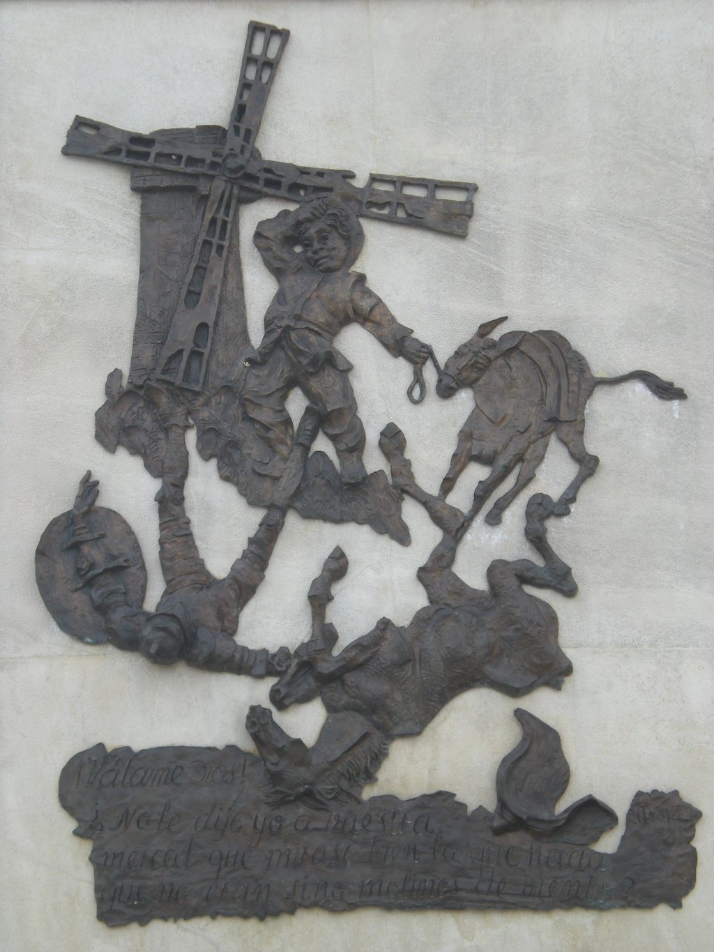 El Quijote y los Molinos