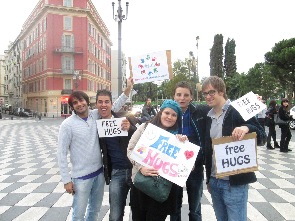 Free Hugs en Masena