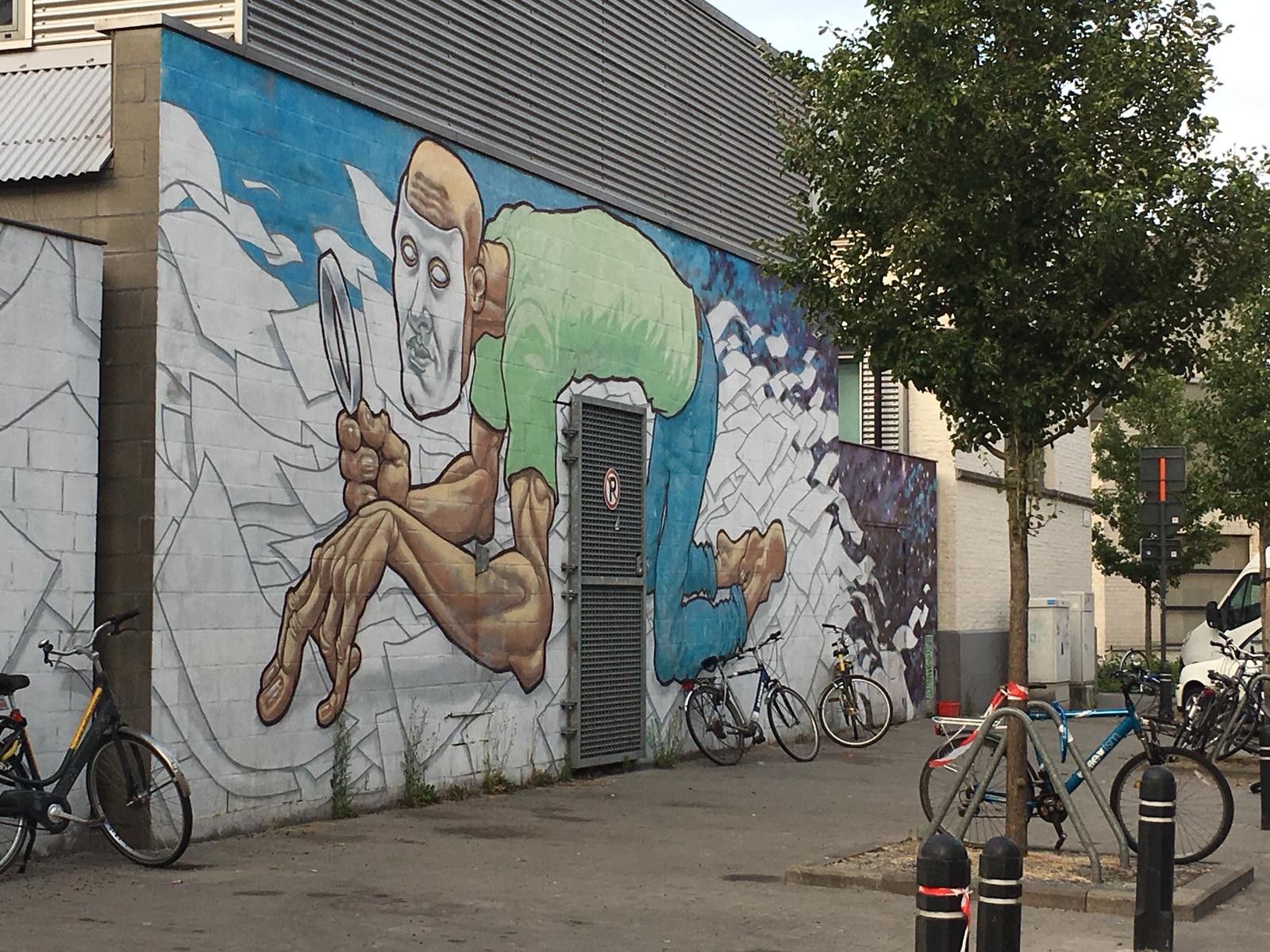 Grafitti near Overpoortstraat