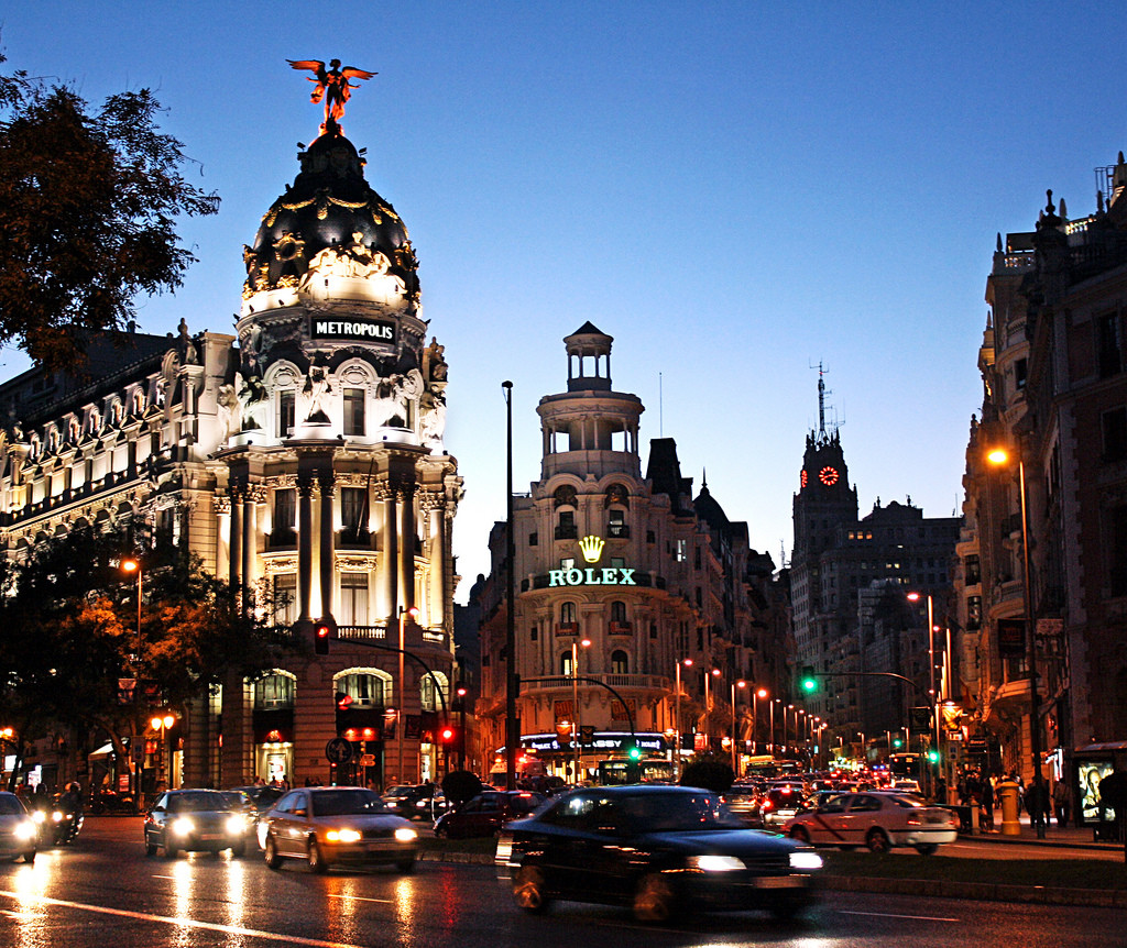 Calle Gran Vía Qué hacer en Madrid