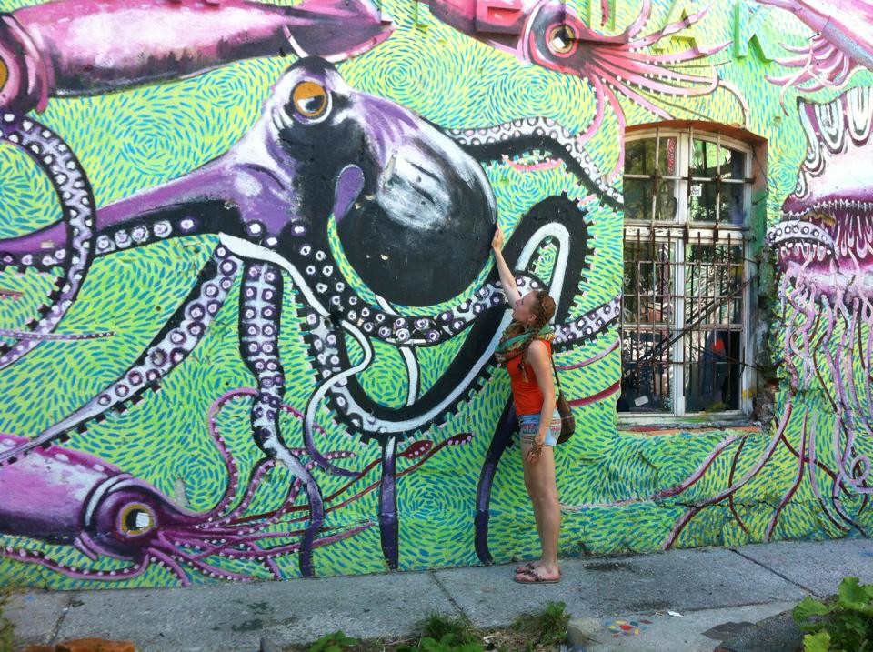 Great graffiti in Lubljana