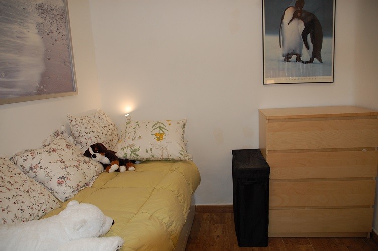 Habitación Exterior en piso con patio ajardinado | Alquiler