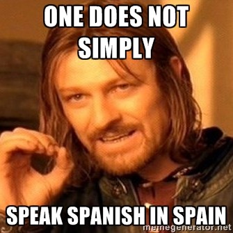 Ja, ik ben Engels. Betekent dat ik altijd Engels wil spreken in Spanje? Nee!