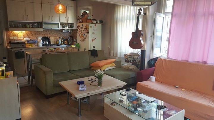 Kadıköy de Aydınlık Ferah 1 oda 1 Salon Amerikan mutfaklı daire