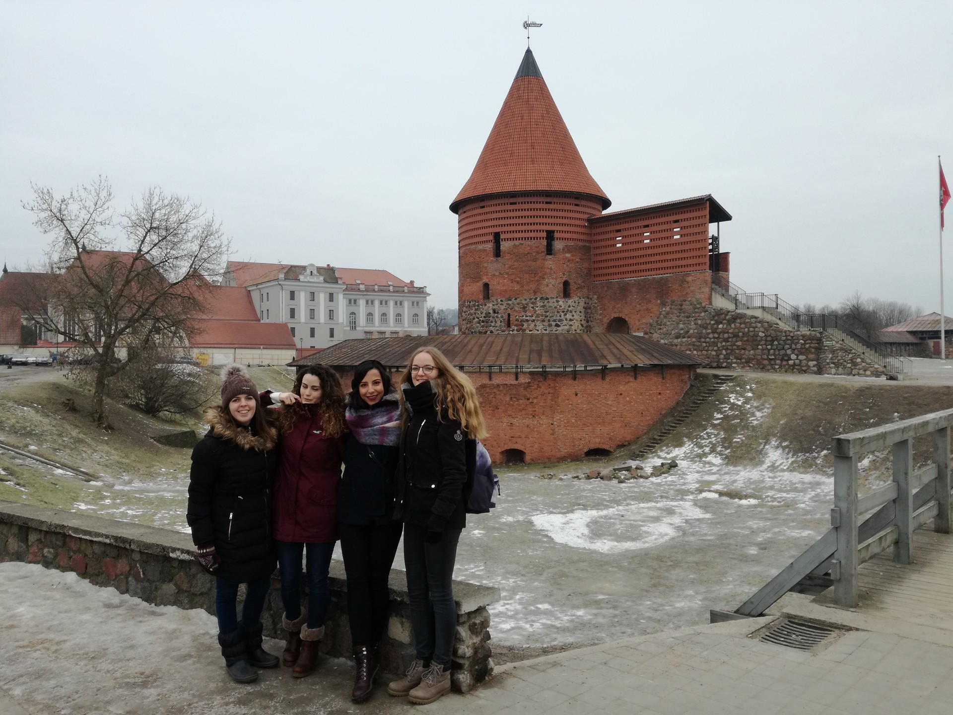 Kaunas Castle en Invierno