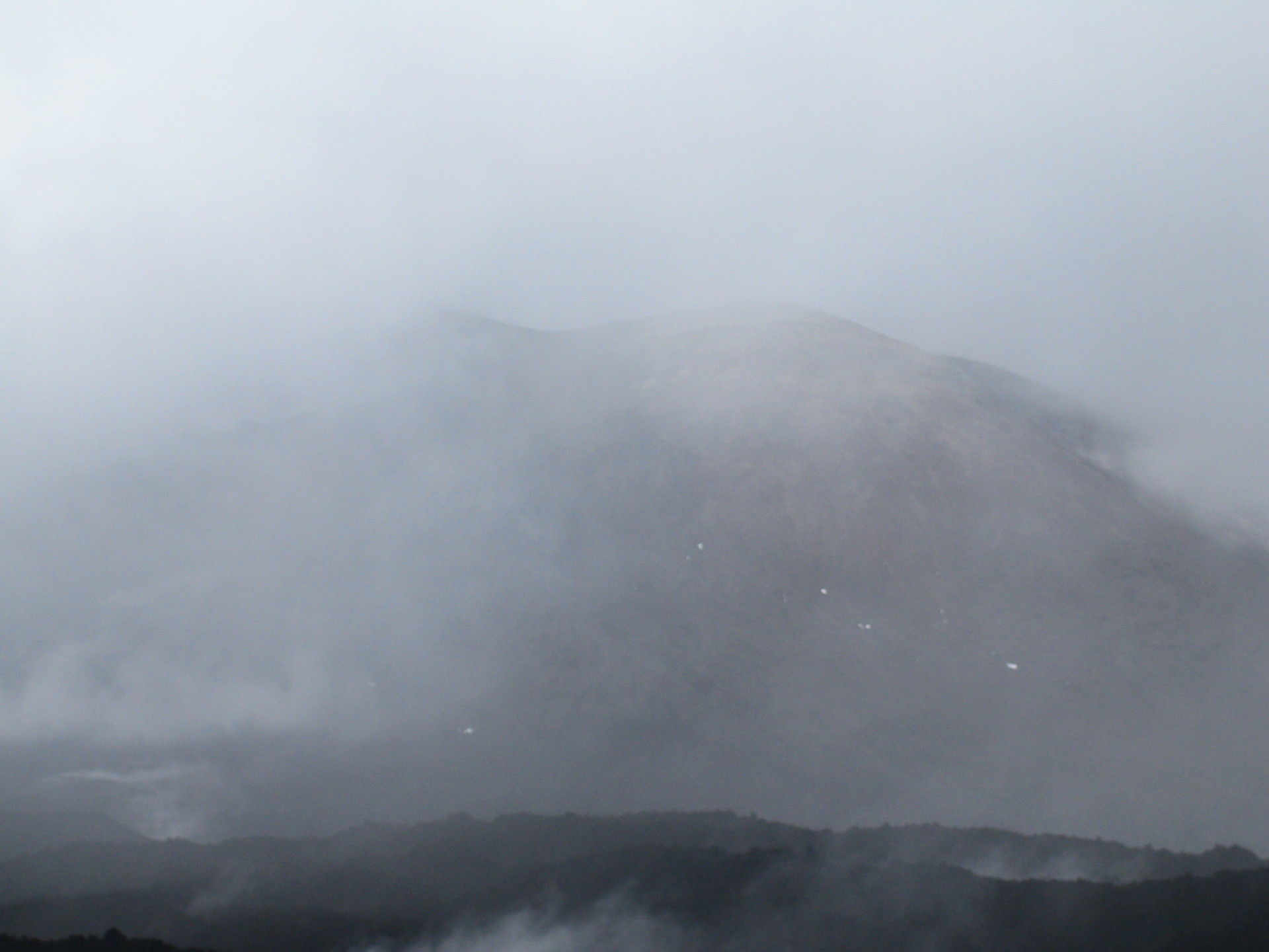 La cima del Etna