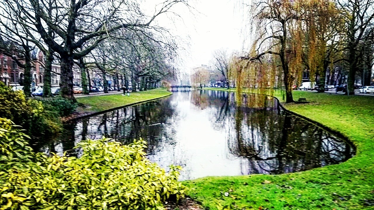 Lake nearby city center, Rotterdam