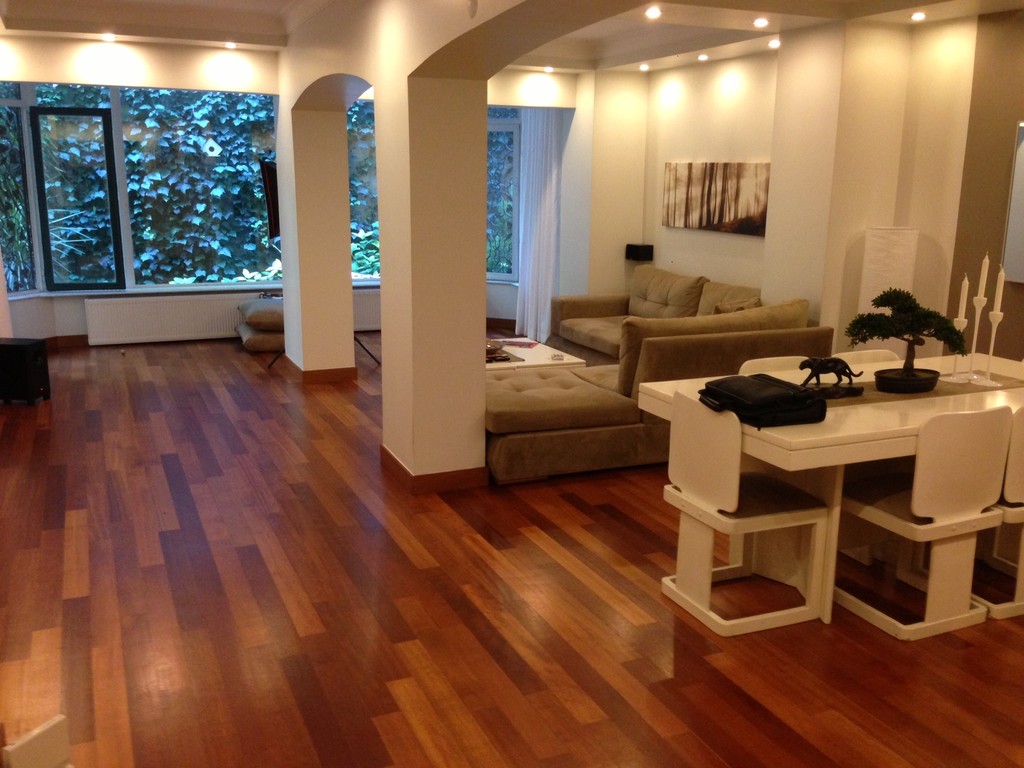 Large and sunny apartment with a small garden, in central Istanbul