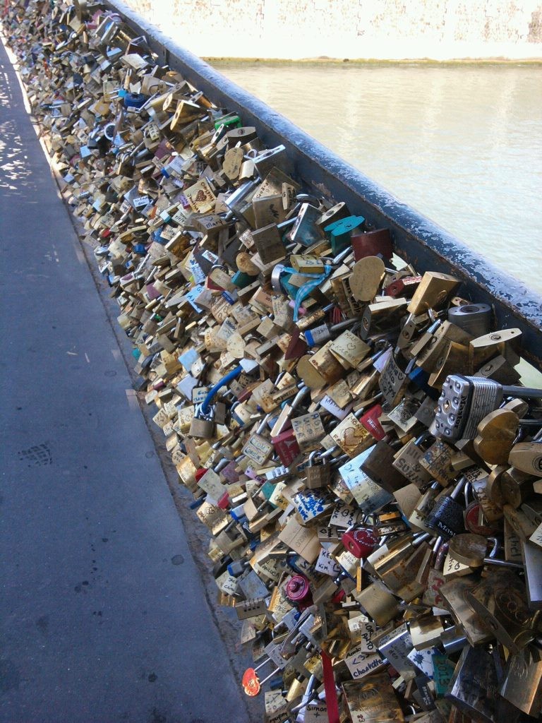 Los candados del amor. Notre Dame