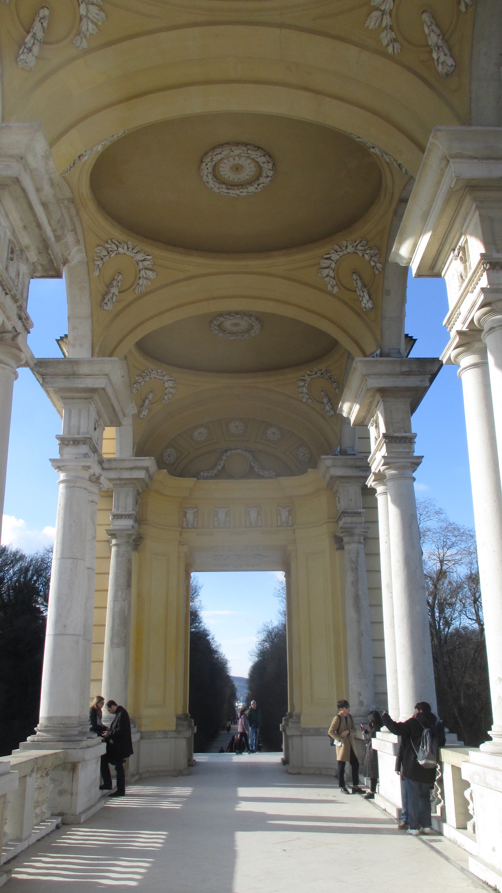 Marcher dans le parc du château de Schönbrunn