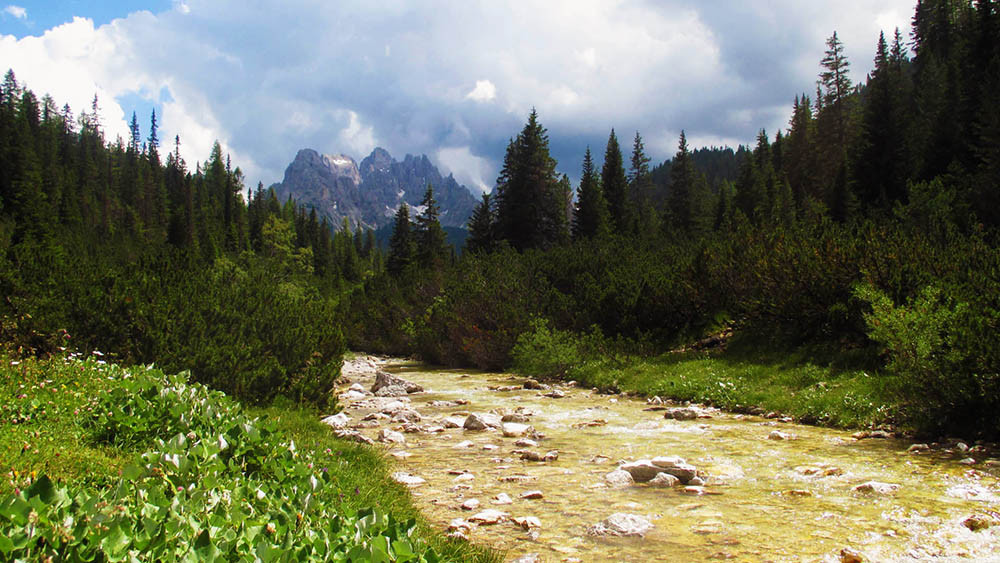 Monte Piana and the valley