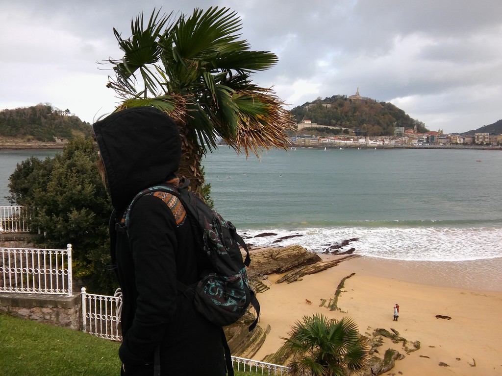 My friend and the Island in the middle of the sea