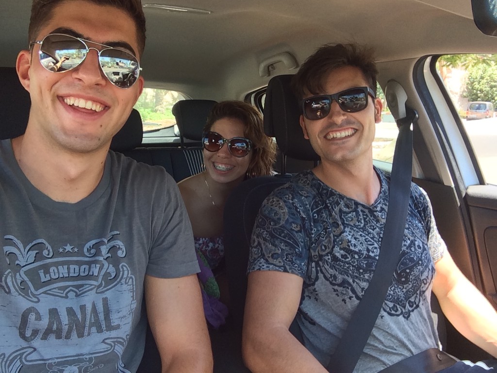 Nice day with Abian and Margarita