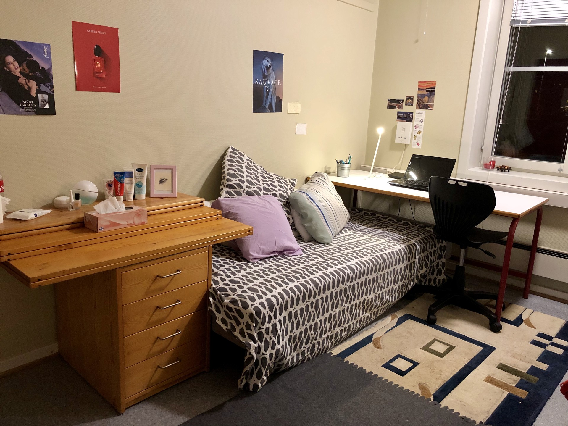 Nice single room for students in a calm flat in a nice neighborhood