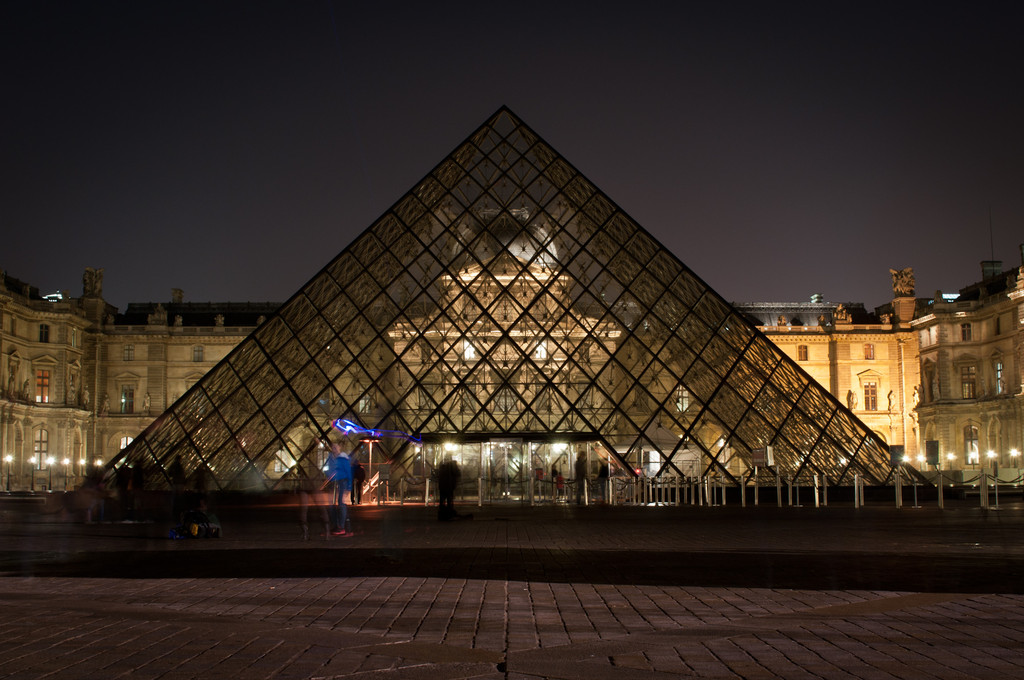 Night in Paris: Louvre