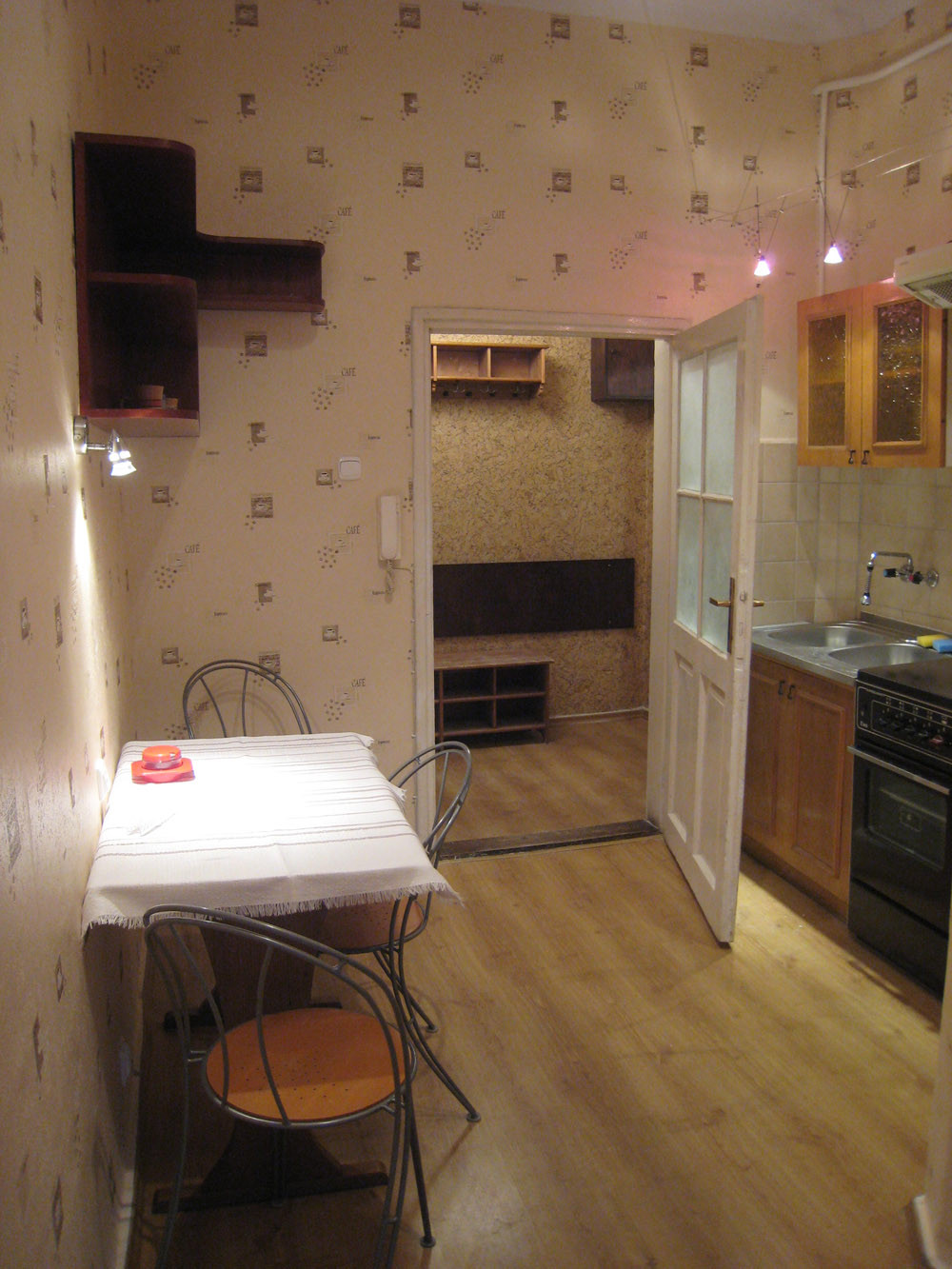 One room, but quite big flat (40m2) with kitchen to rent from now