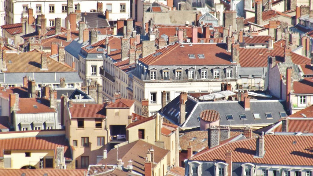 Orange Rooftops of the City