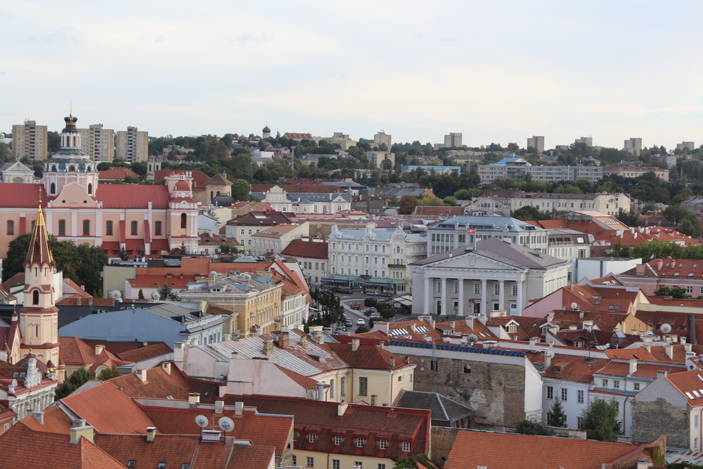 Panorama Starego Miasta w Wilnie