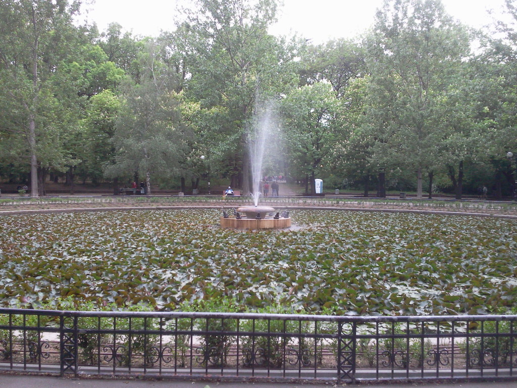 Parque junto al estadio de futbol