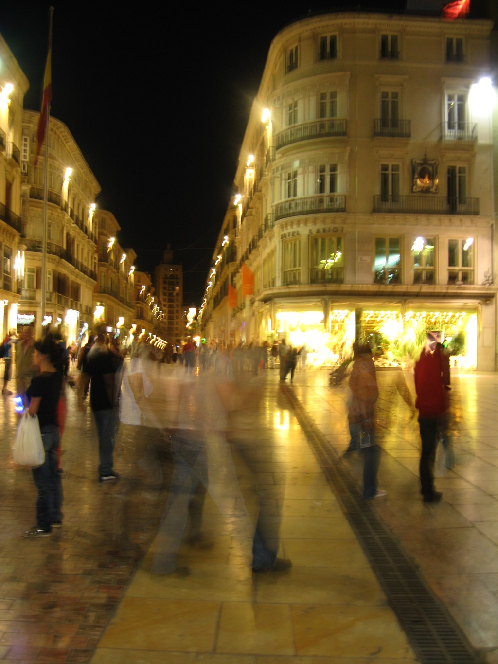 Plaza de la Constitución y Calle Larios