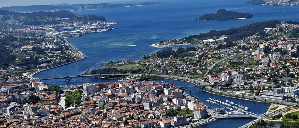 Pontevedra al lado del mar y su Isla de Tambo