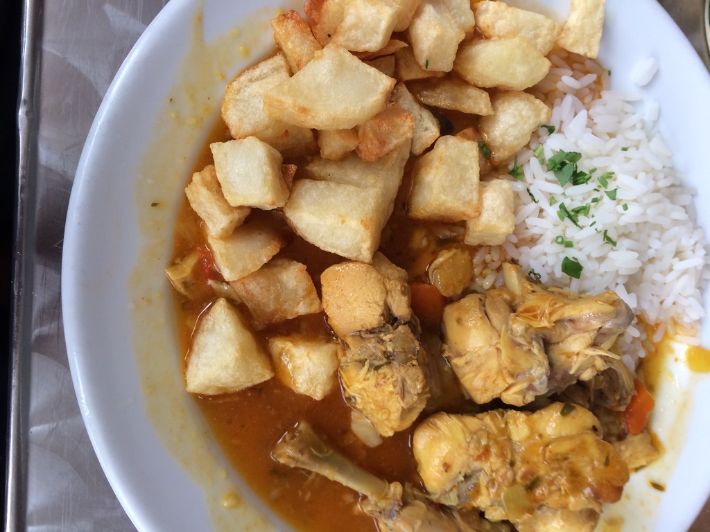 Rabbit meat. Delicious.