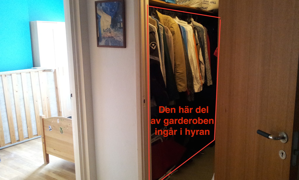 ROOM for rent, in a shared apartment in the center of Halmstad Room