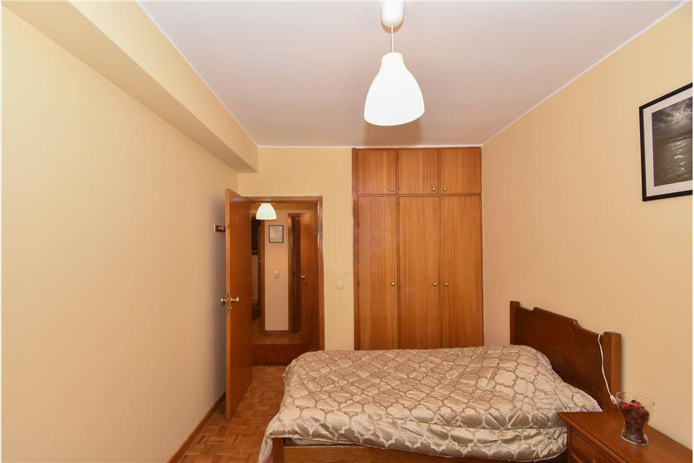 Room with two single beds in front El Corte Ingles