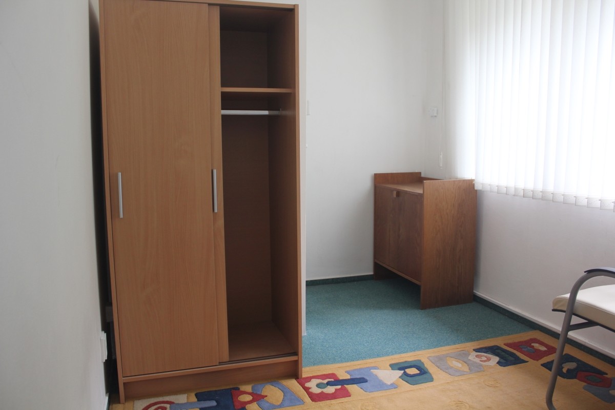 Separated Furnished Bedroom With Large Window In Prague 5 Smichov