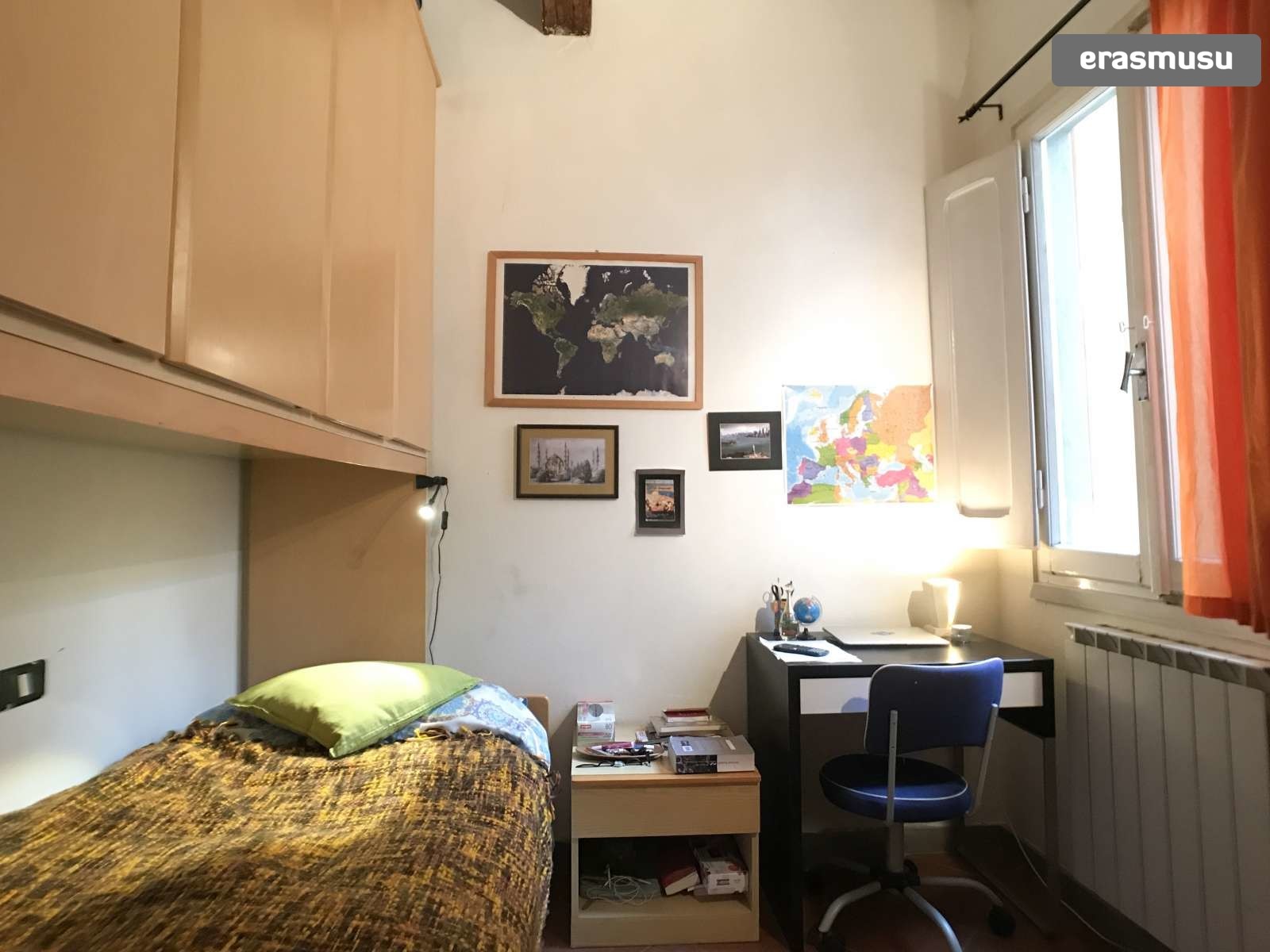 Single Bed In Room For Rent In 2 Bedroom Apartment With Balcony In Santa Maria Novella