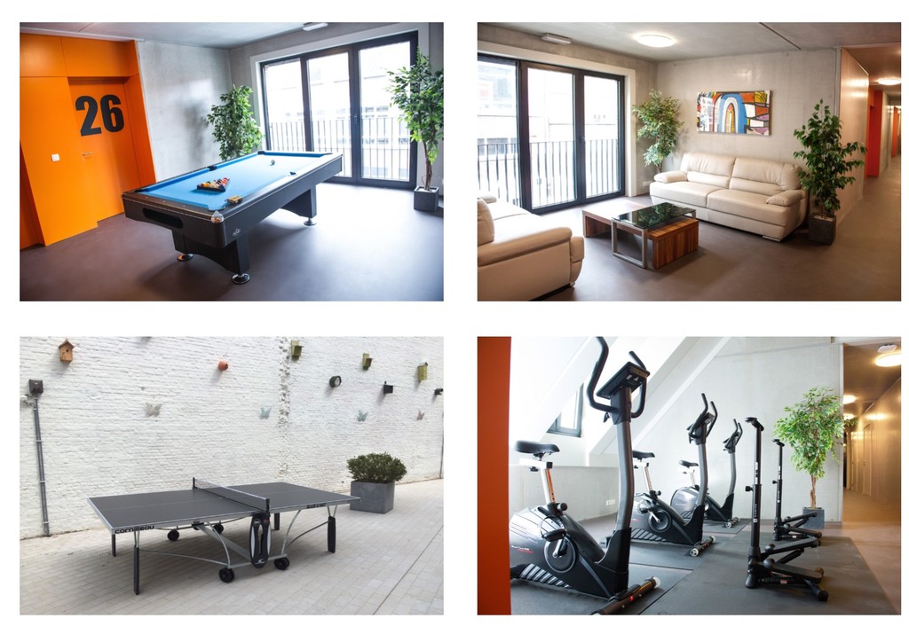 Student room in Antwerp University dorm Antwerp