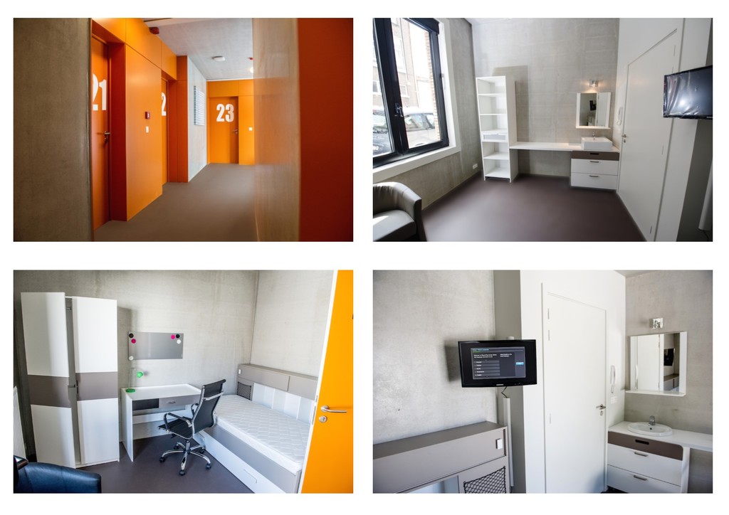 Student room in Antwerp University dorm Antwerp