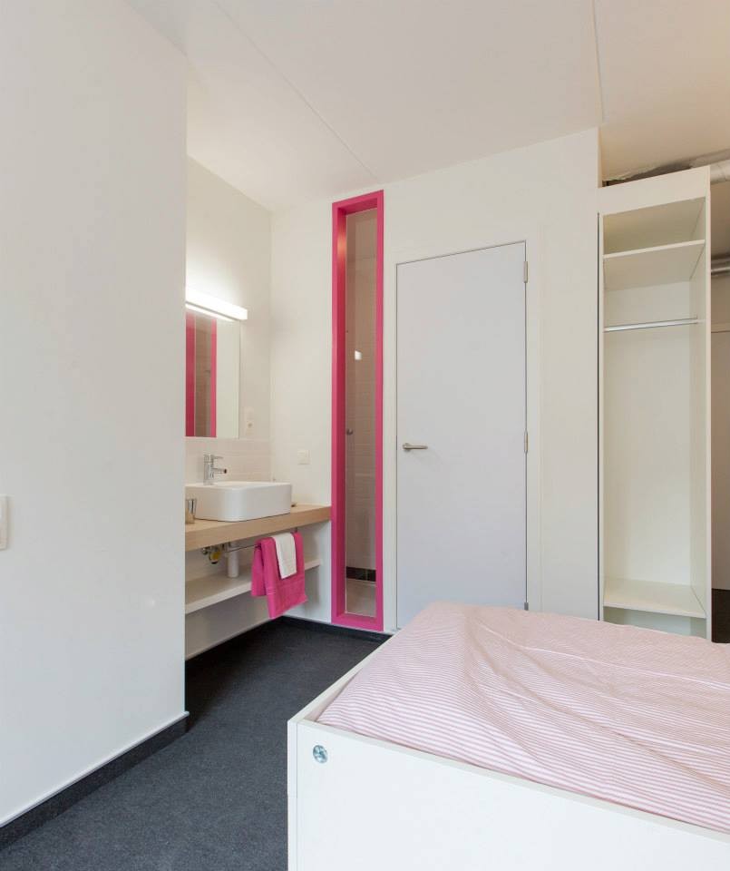 Student Room in campus in the heart of Antwerp University dorm Antwerp