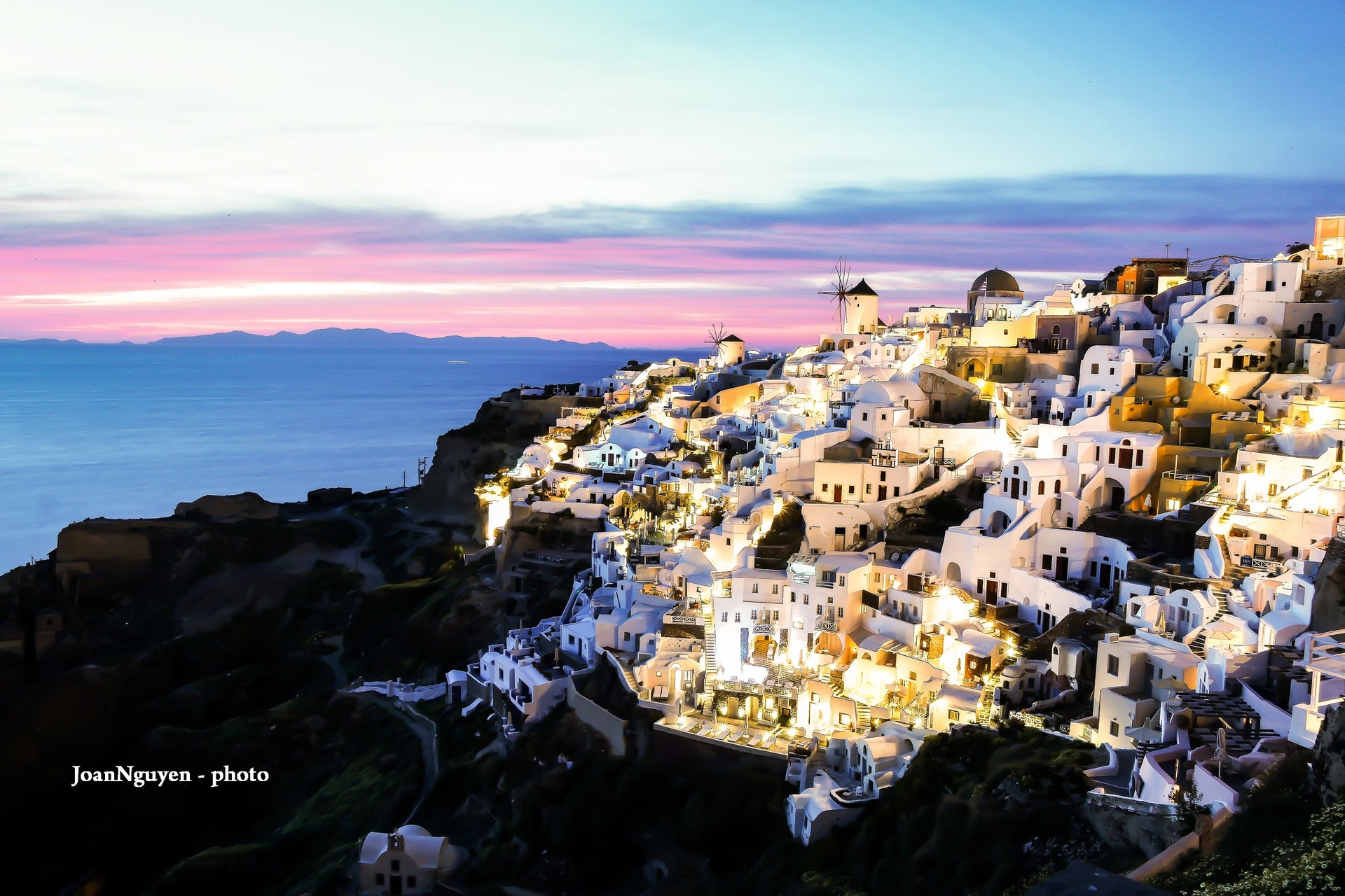 Sunset at Santorini