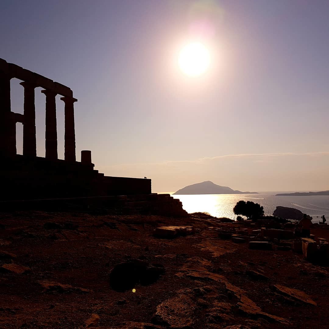 Sunset at The Temple of Poseidon