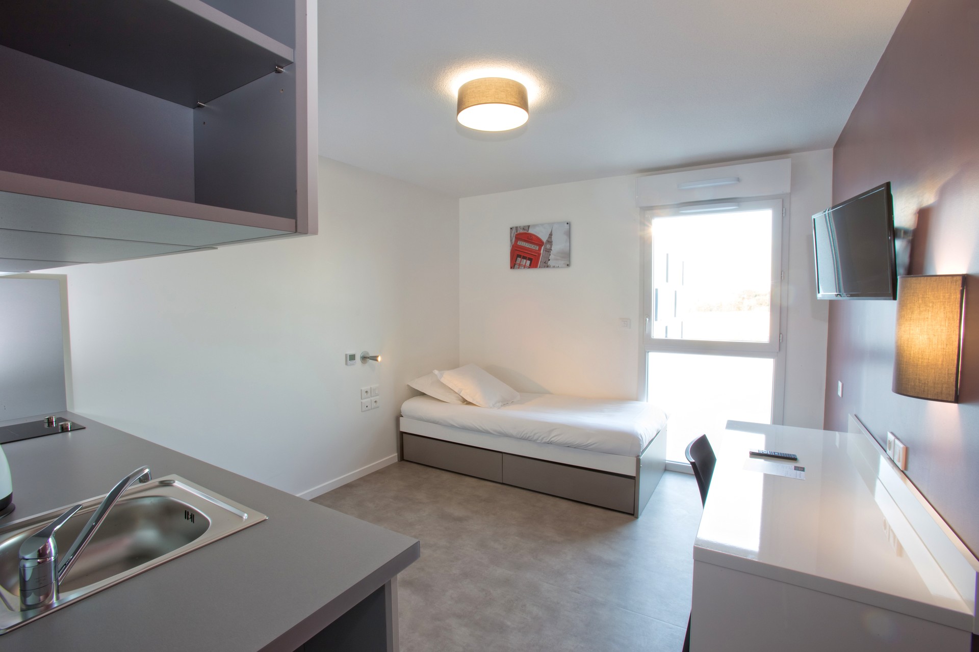 T1 dans résidence neuve à PESSAC de 21m² | Location appartements Bordeaux