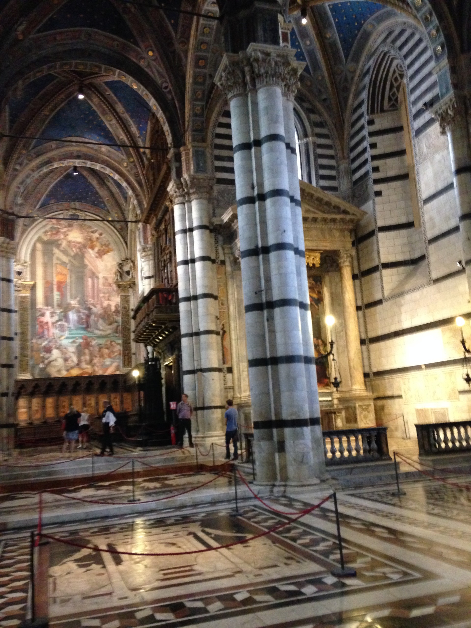 The Duomo of Siena Cathedral, inside.