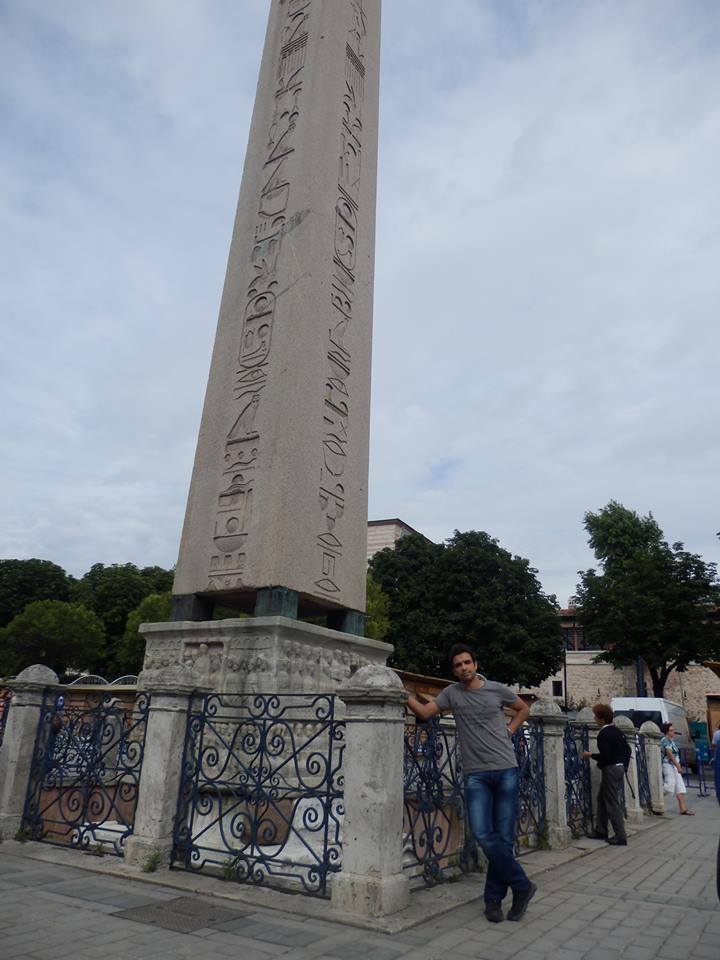 THE EGYPTIAN OBELISK (THE OBELISK OF THEODOSIUS I) 