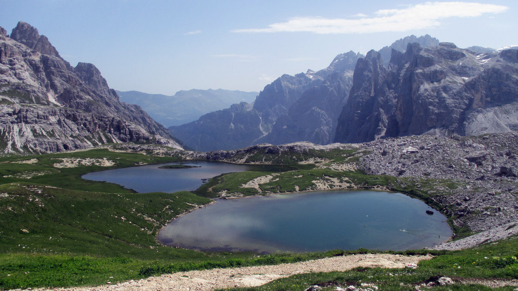 The lakes of the Sextener Dolomites