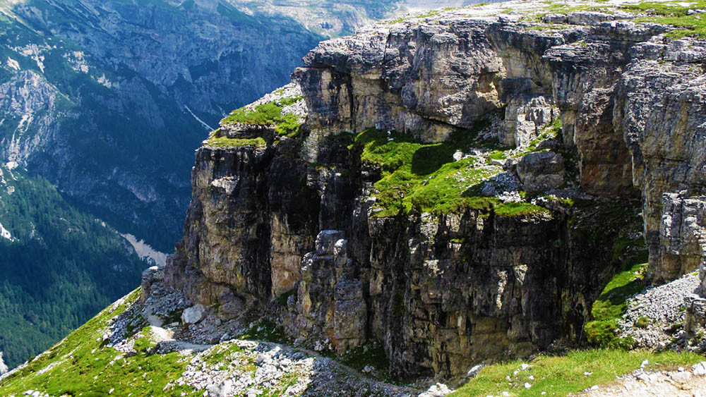 The military bunkers of Monte PIana