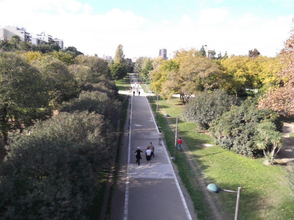 The riverbed of the Turia