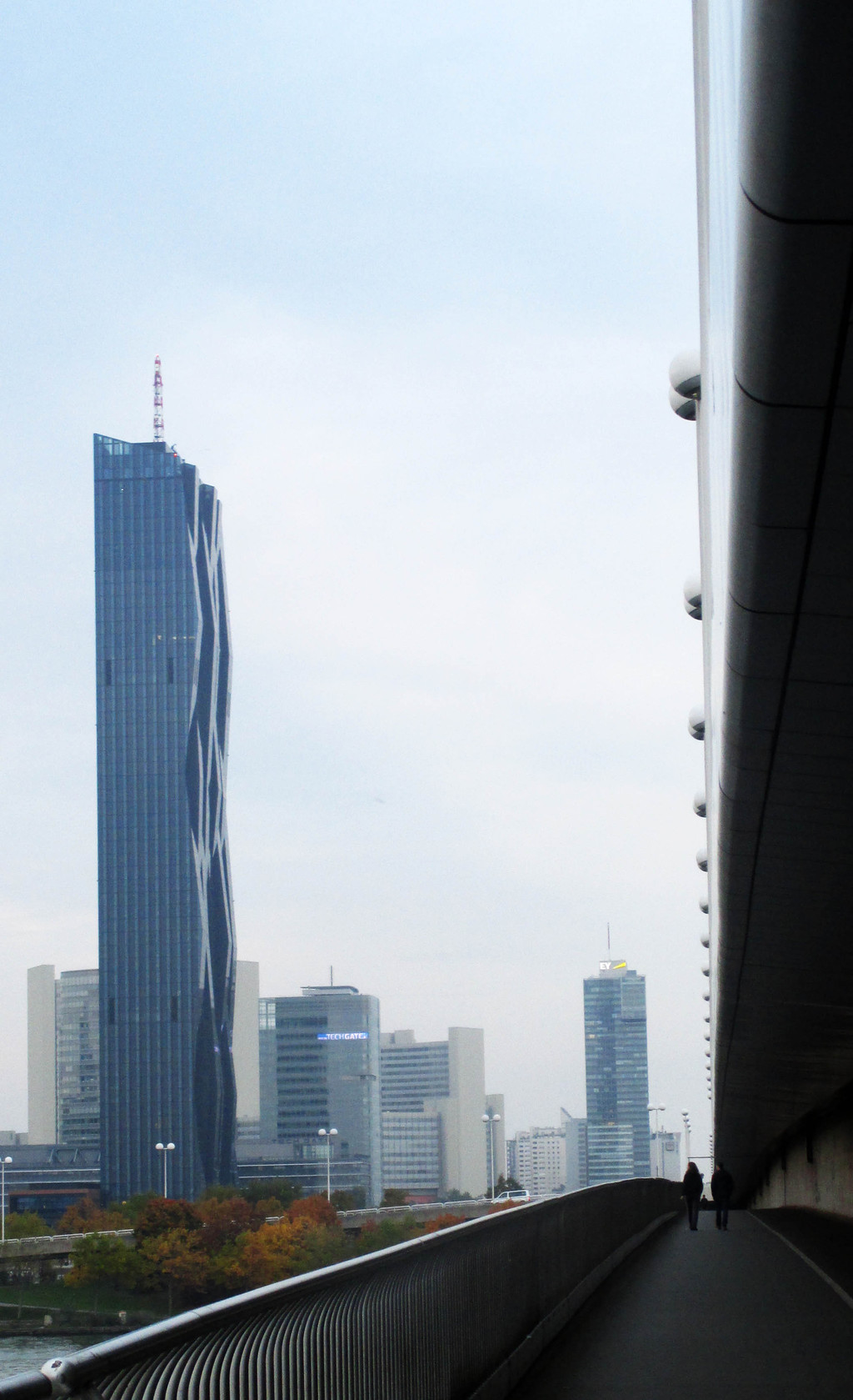 The skyscraper of Donauinsel